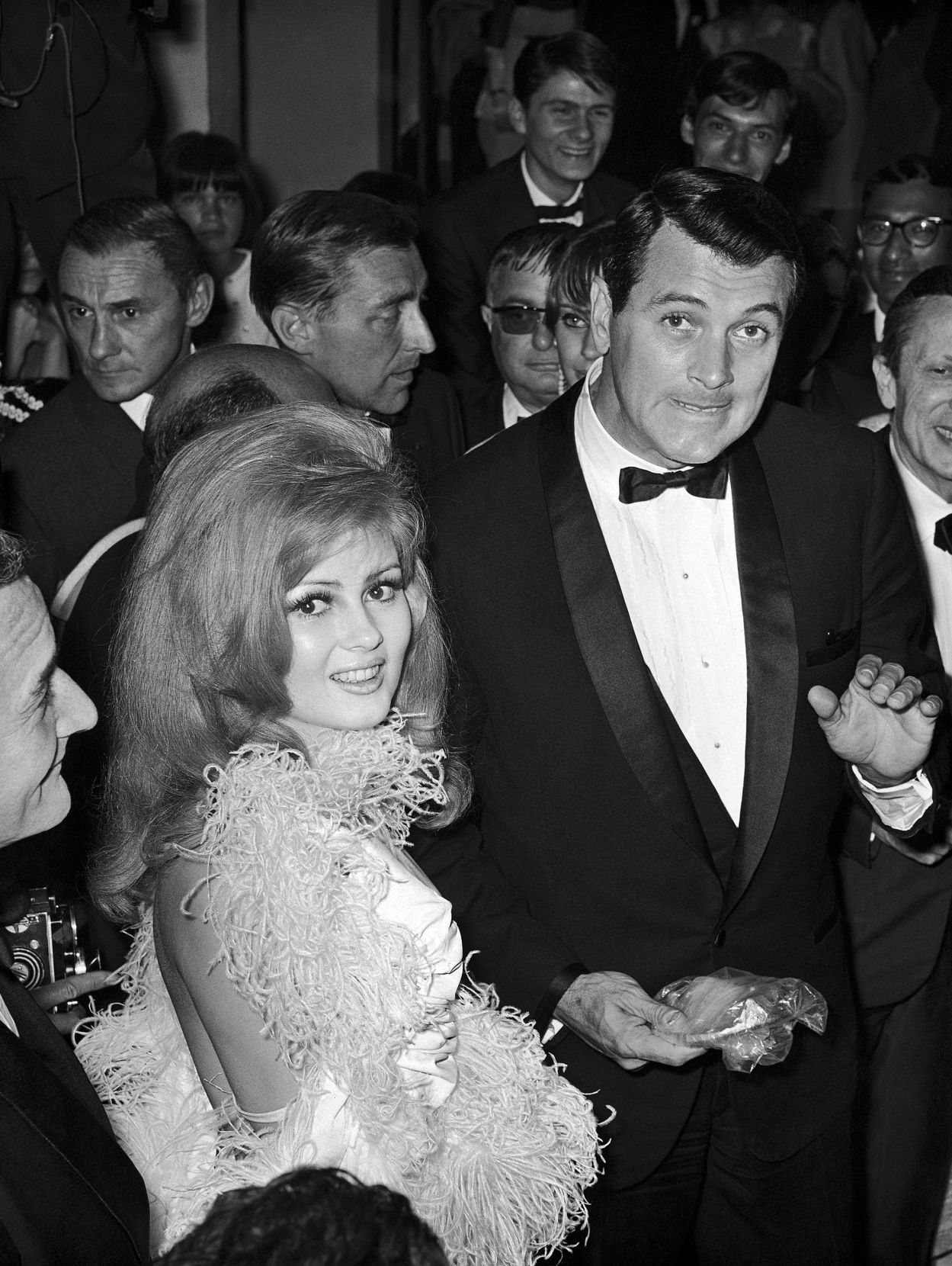 France Cannes Pamela Tiffin and Rock Hudson